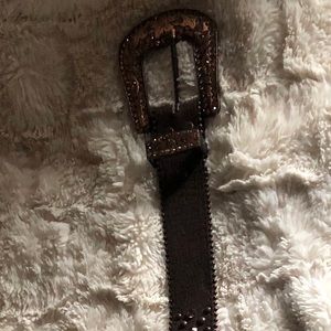 Women’s rhinestone western belt